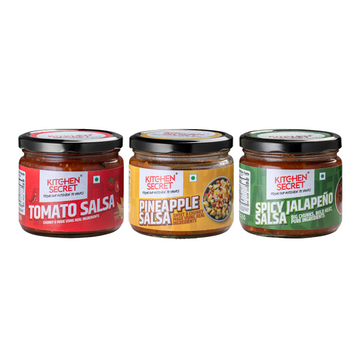 Salsa Trio- Tomato, Jalapeno and Pineapple (300g x3)