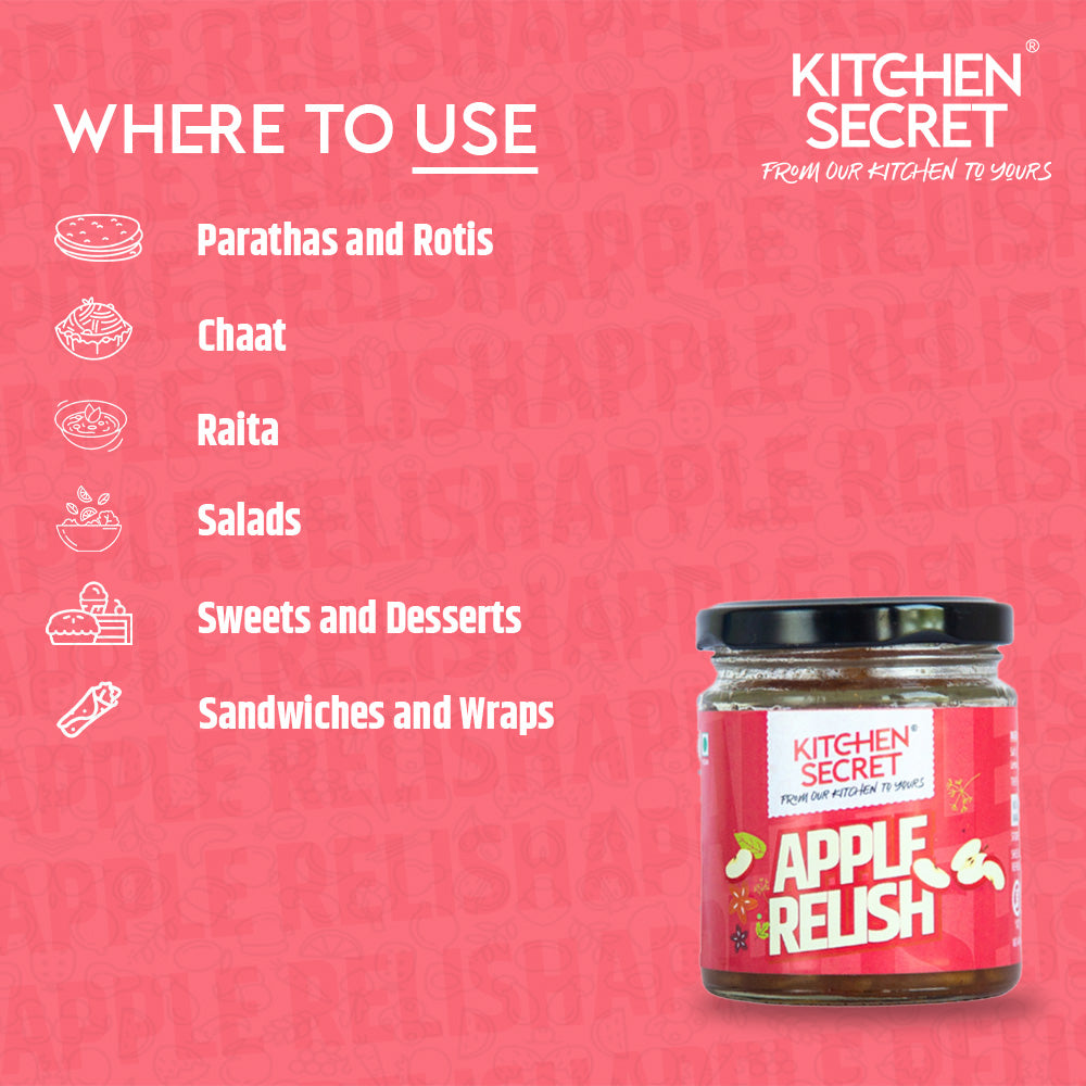 Kitchen Secret Apple Relish, Where to use