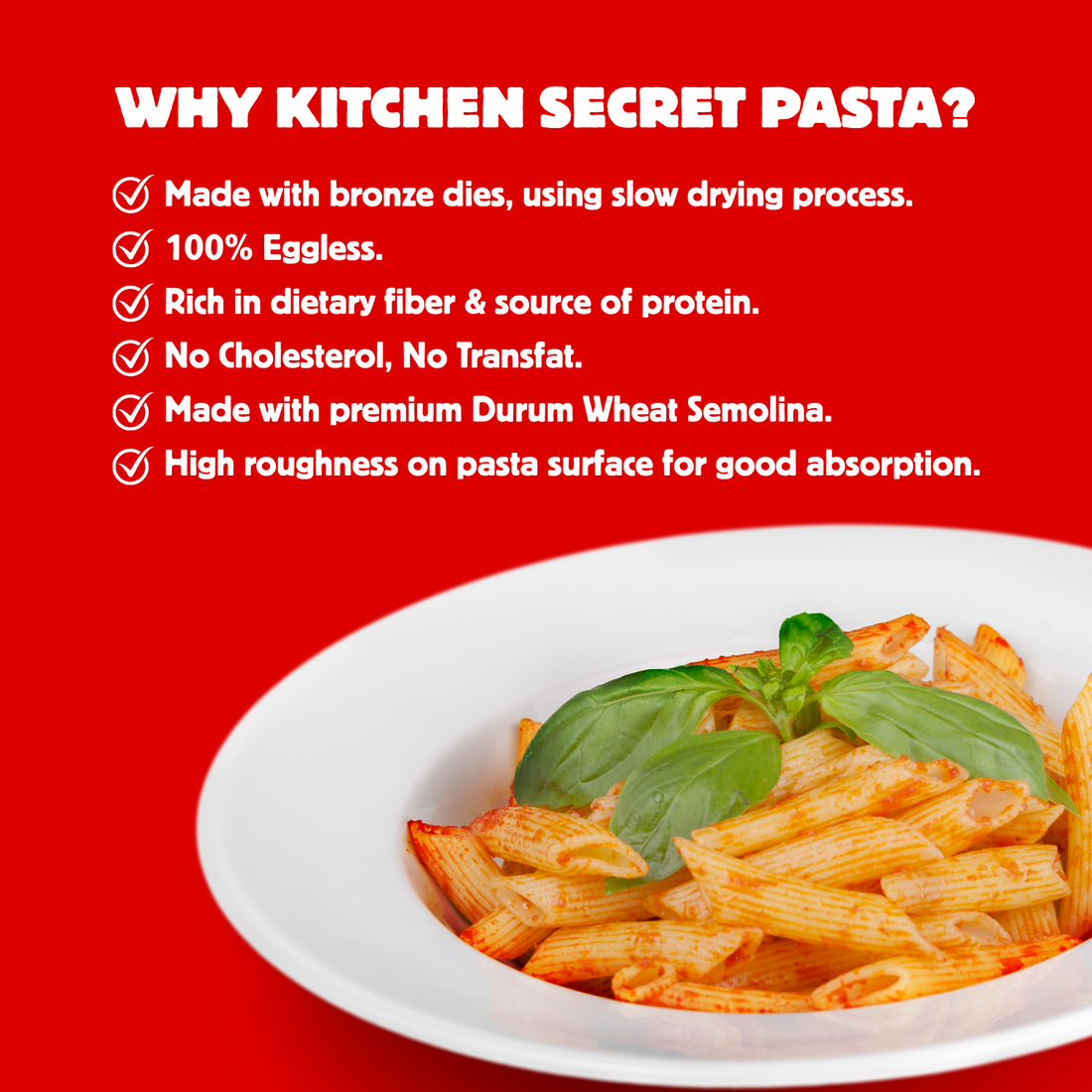 Kitchen Secret Penne Rigate (500g)