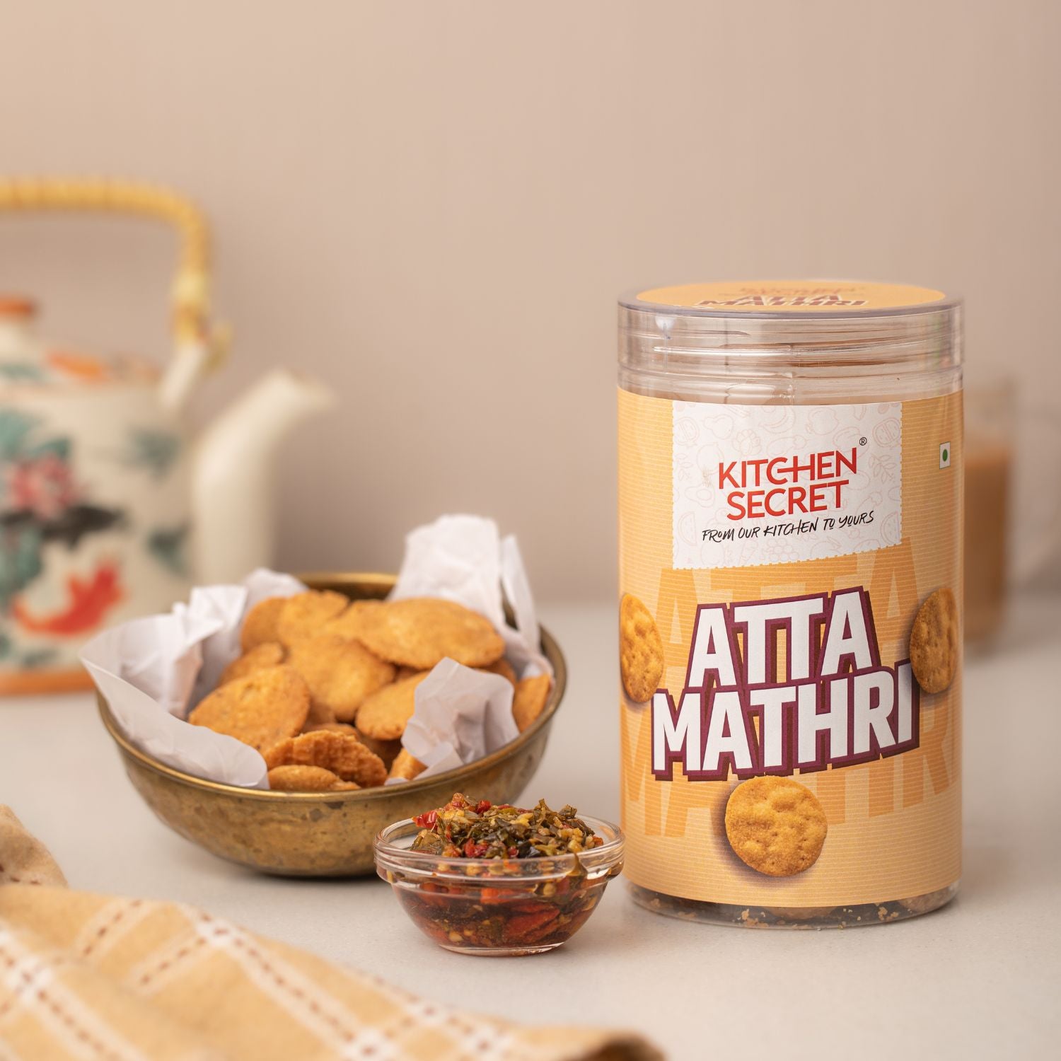 Atta Mathri (320g/unit) - Pack of 2