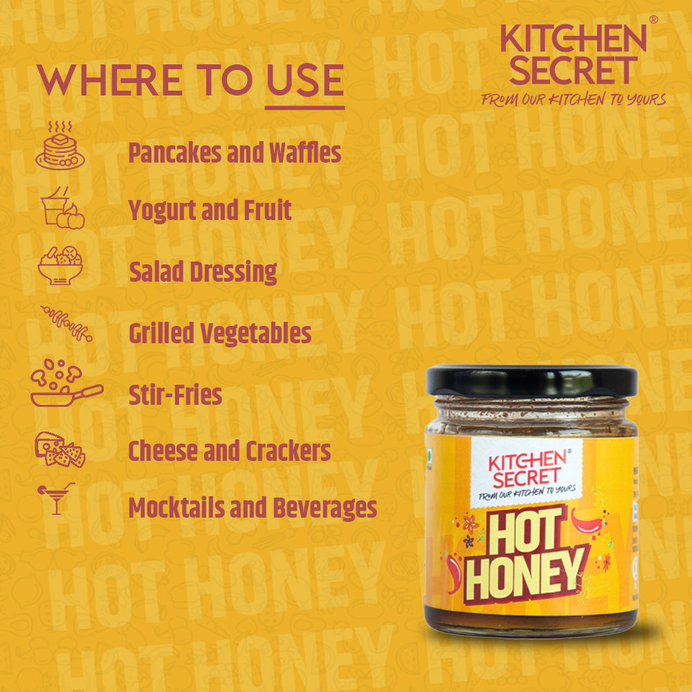 Kitchen Secret Hot Honey, Where to use