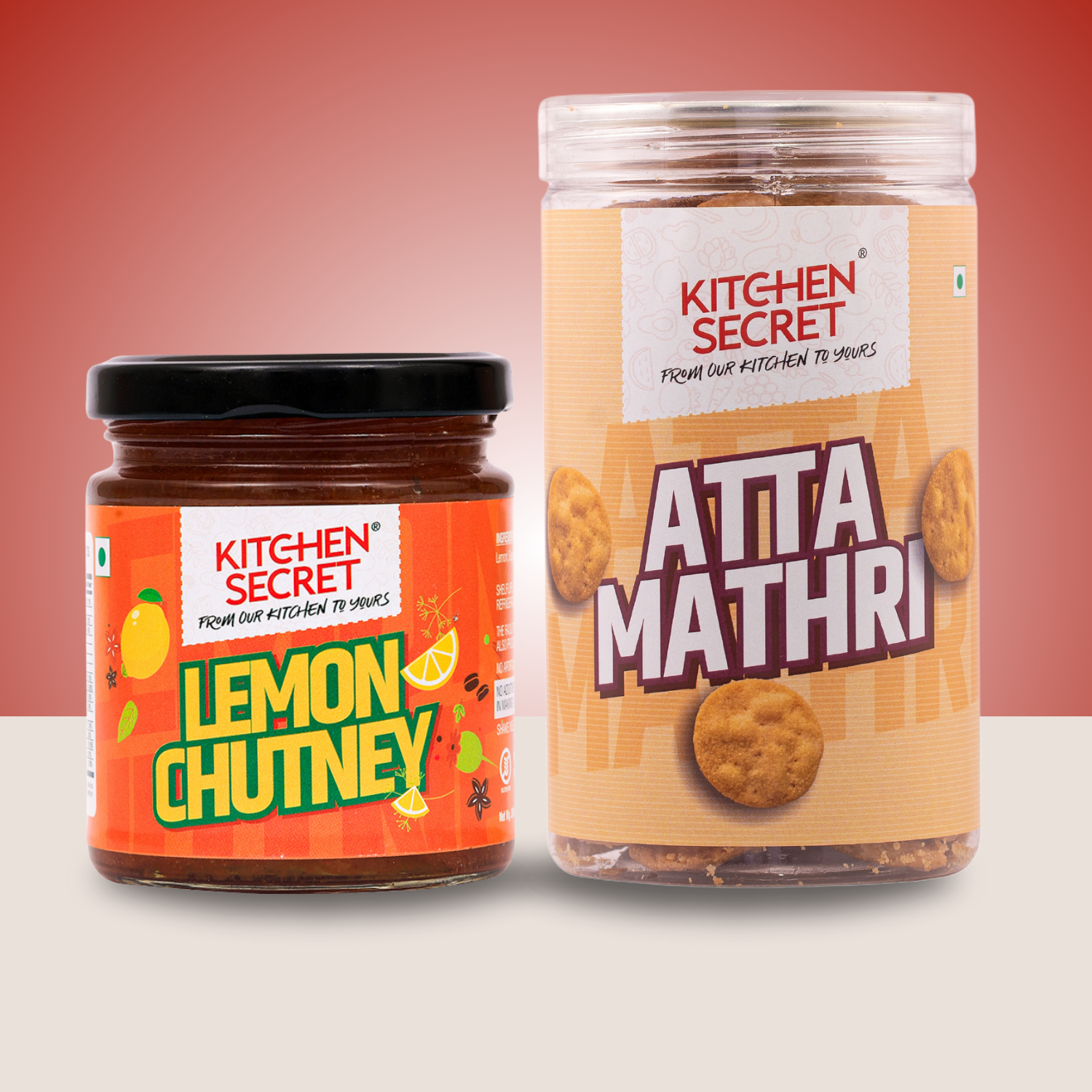 Atta Mathri (320g) & Lemon Chutney (200g) Combo