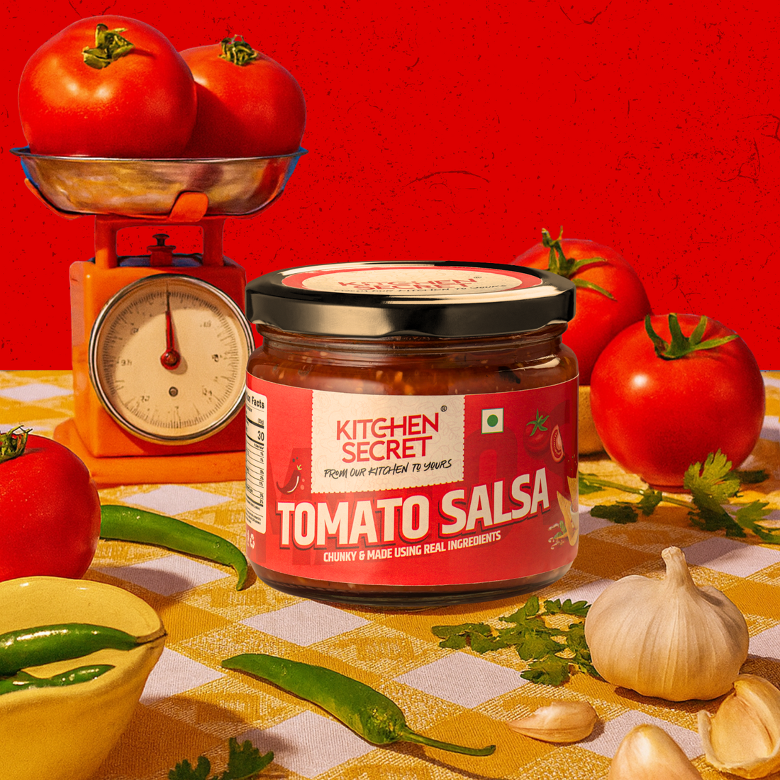 Salsa Trio- Tomato, Jalapeno and Pineapple (300g x3)