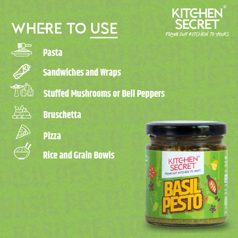 Kitchen Secret Basil Pesto, Where to use