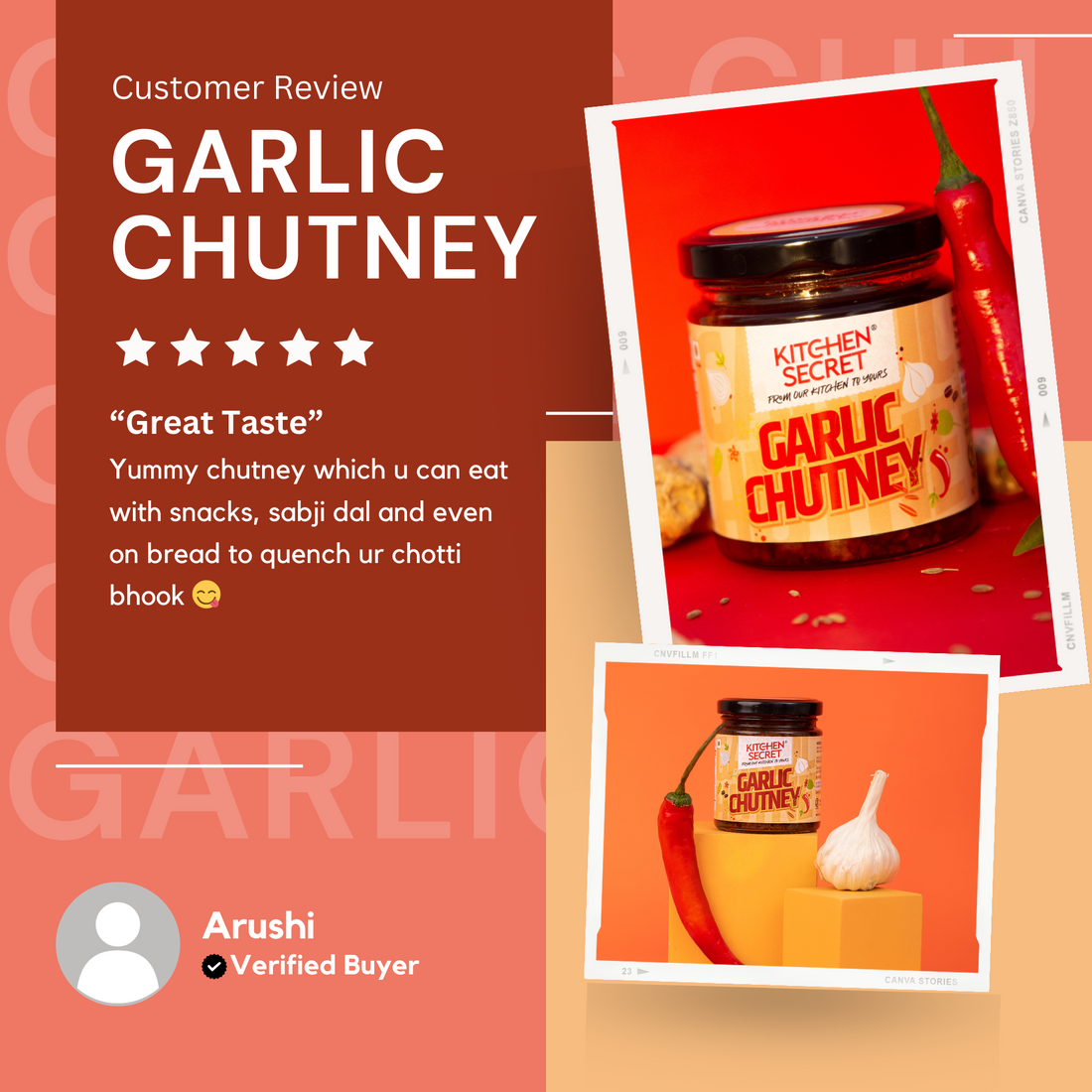 Garlic Chutney (185g)