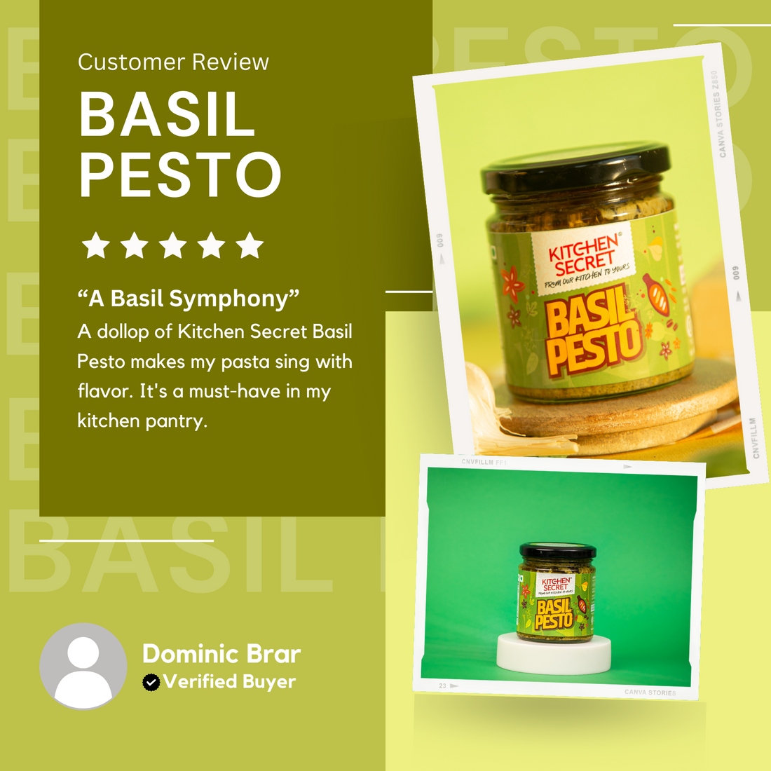 Basil Pesto (185g)