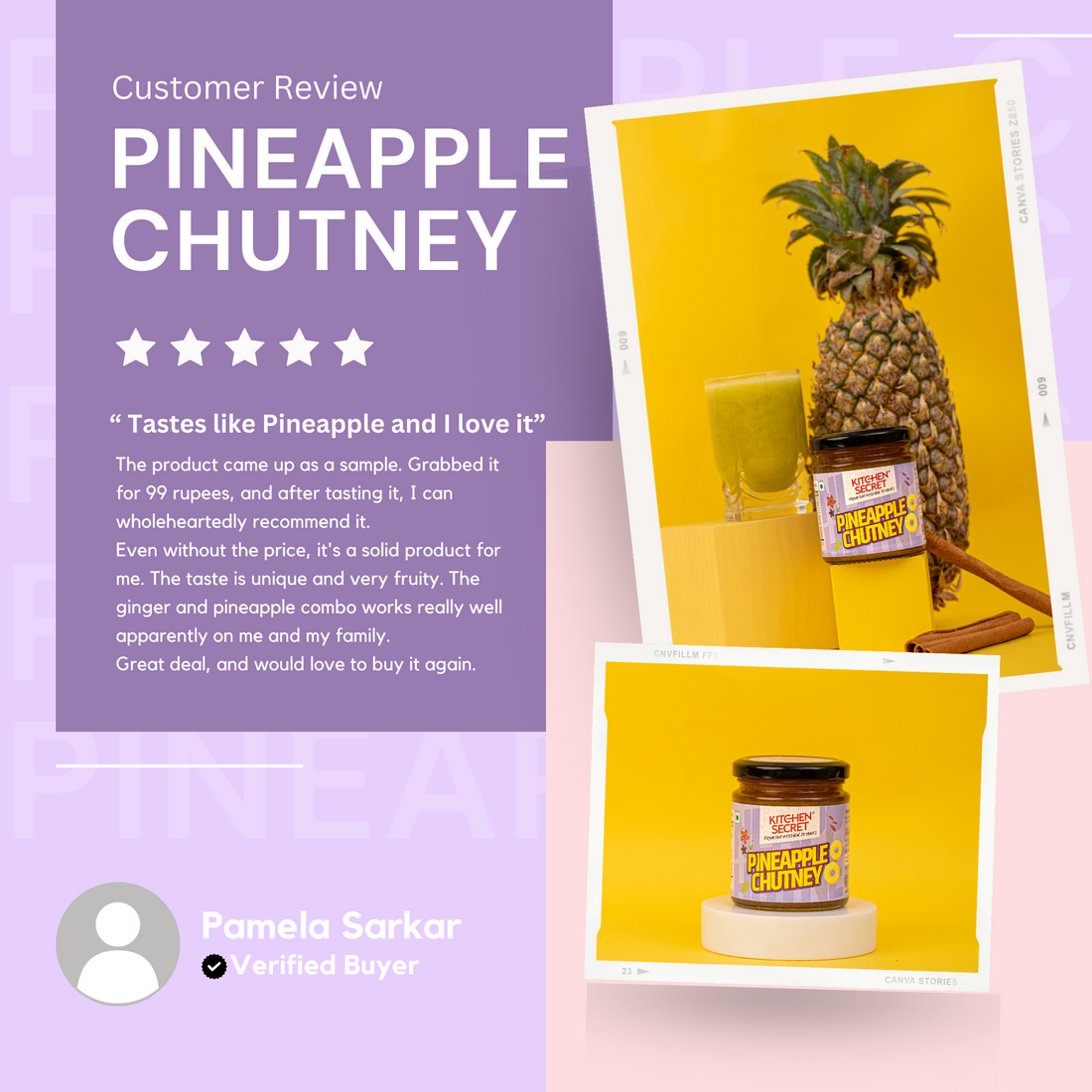 Pineapple Chutney (200g)