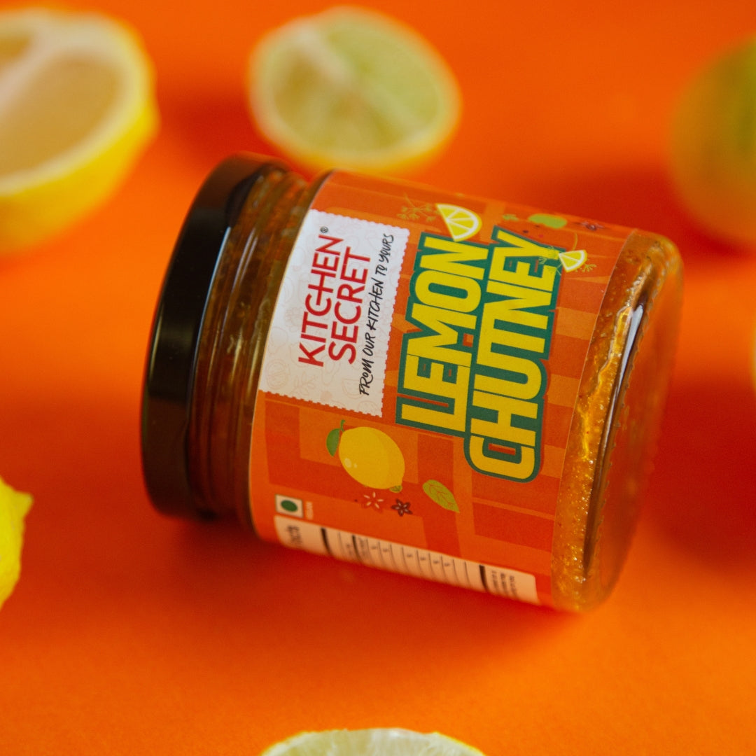Kitchen Secret Lemon Chutney, Front Packaging