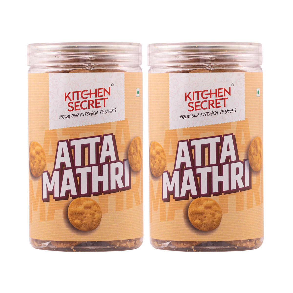Mathri Wrapper Sticker Design Atta Mathri (320g/unit) - Pack of 2